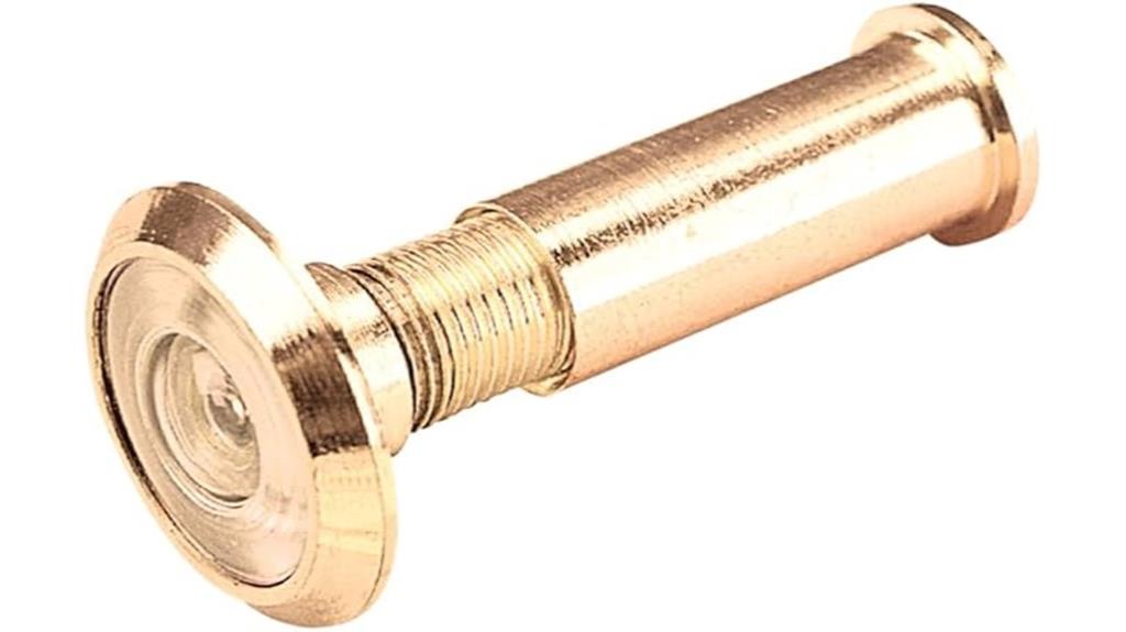 brass 180 degree door viewer