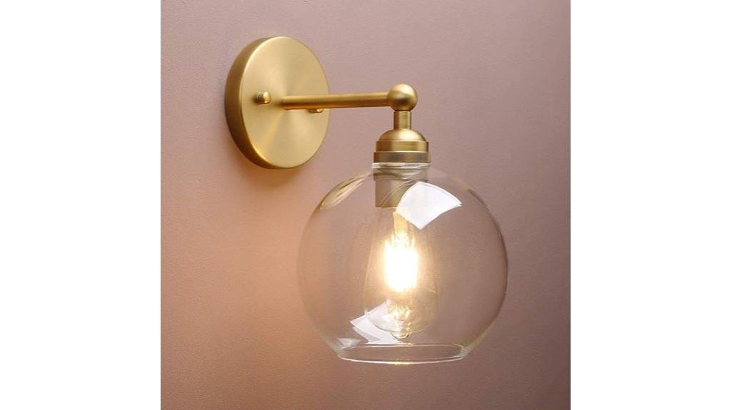 brass boho wall sconce