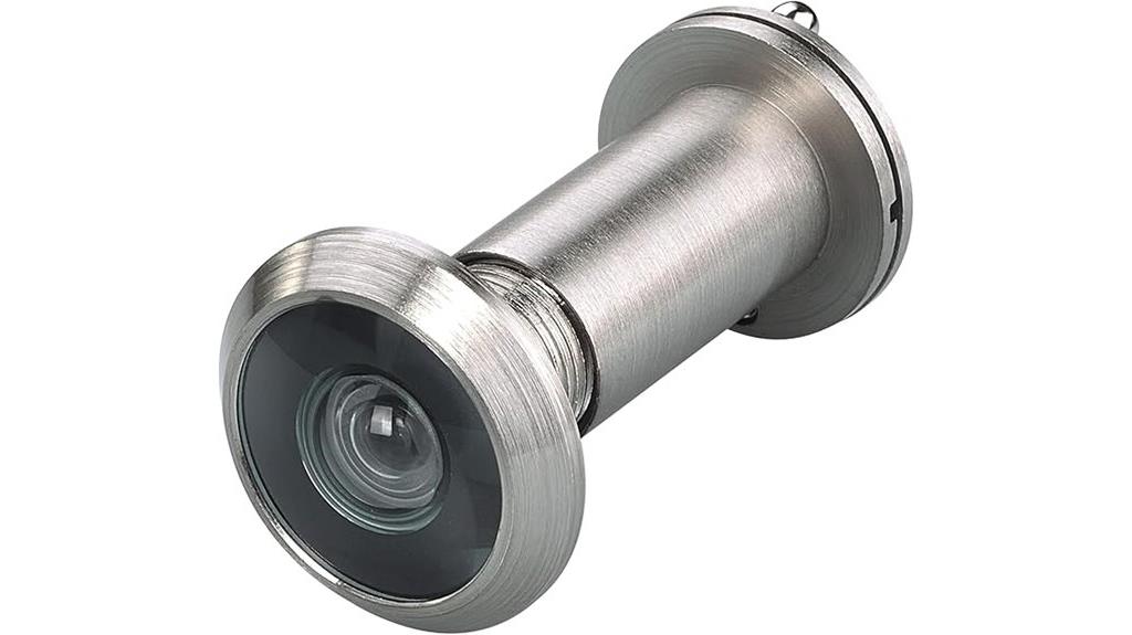 brass door viewer with cover
