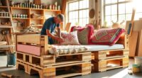 build a boho pallet daybed