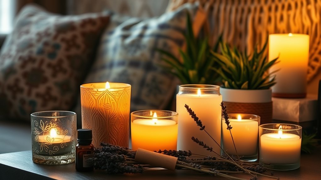 calming scented candle blends