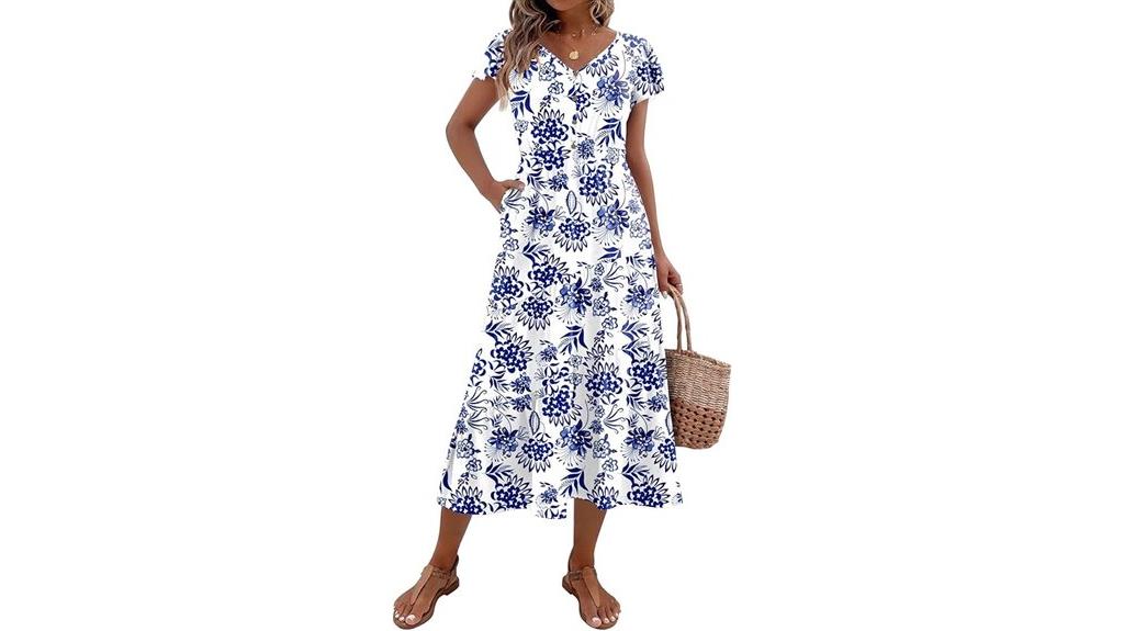 casual dress with pockets