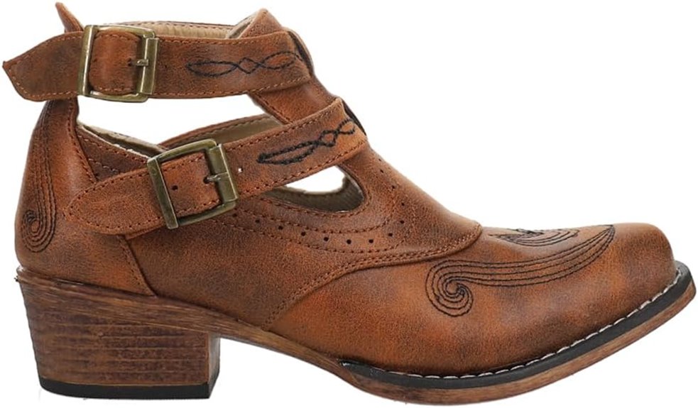 casual embroidered women s boots