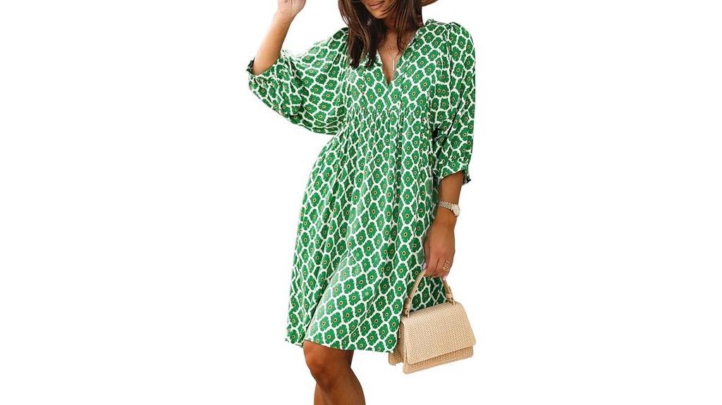 casual floral summer dress