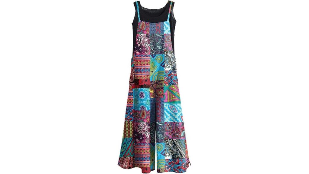 casual long cotton overalls