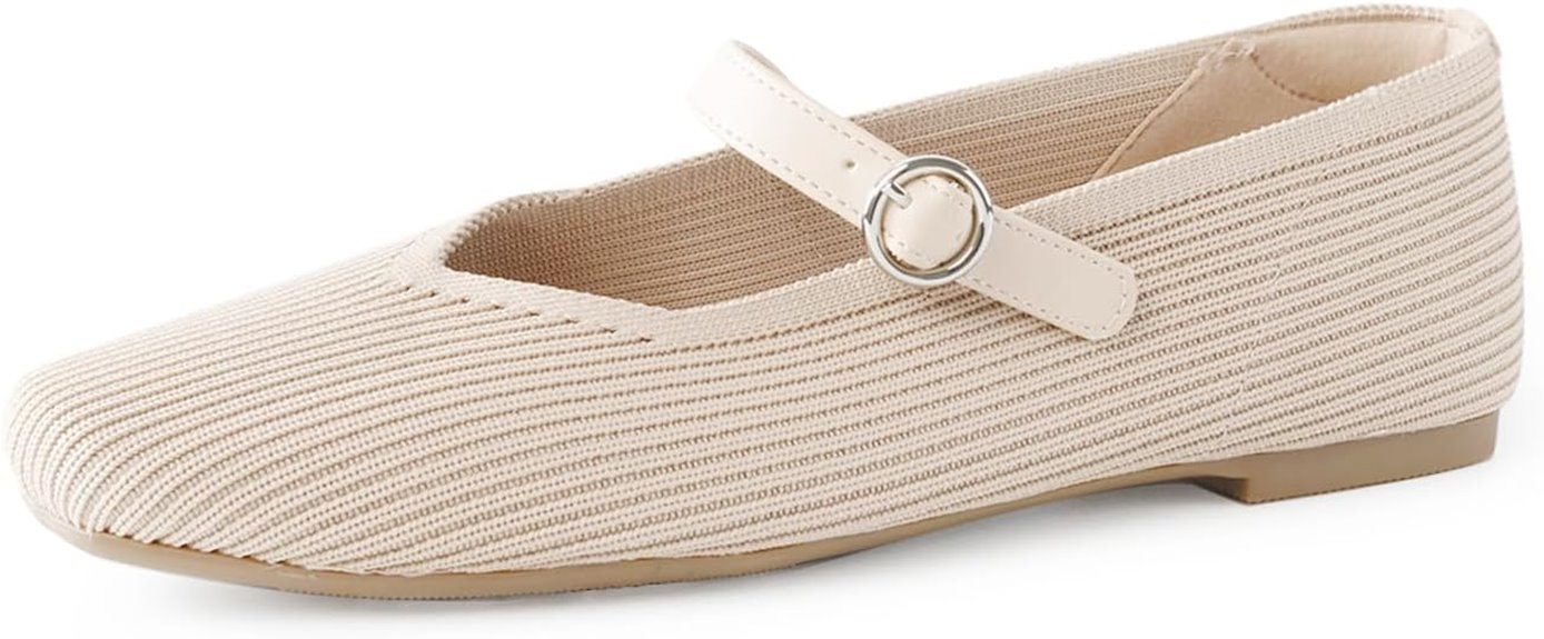 casual mary jane flats