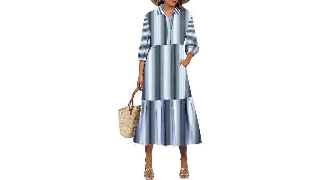 casual puff sleeve dress