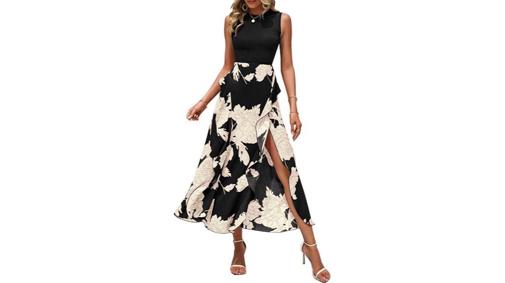 casual sleeveless summer dress