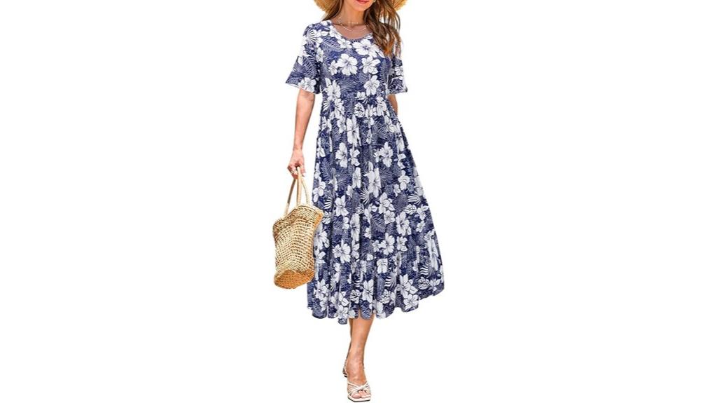 casual summer tiered dress