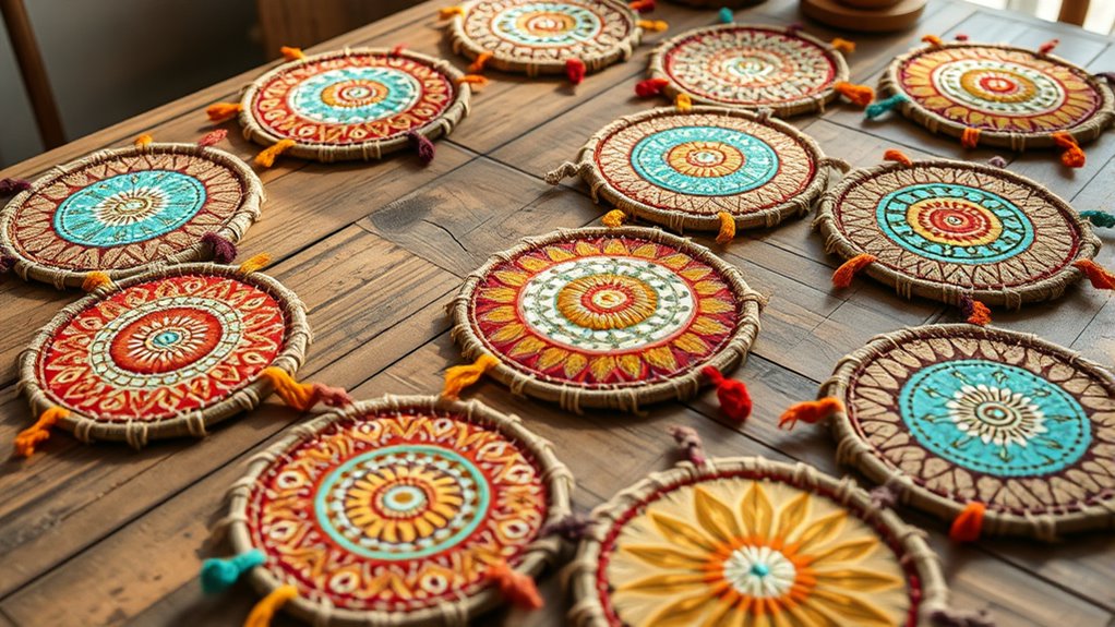 charming boho coaster collection