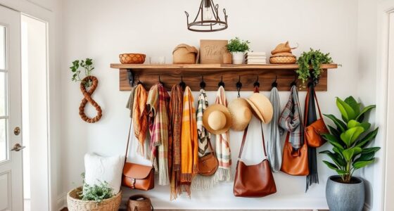 charming boho coat racks