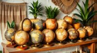 charming boho decor globes