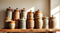 charming boho decor jars