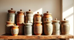 charming boho decor jars