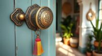 charming boho door viewers