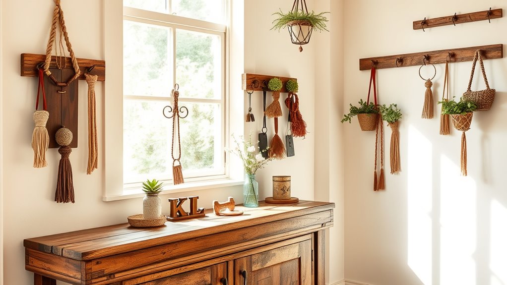 charming boho key holders
