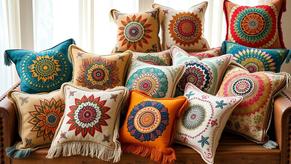 charming boho pillow collection