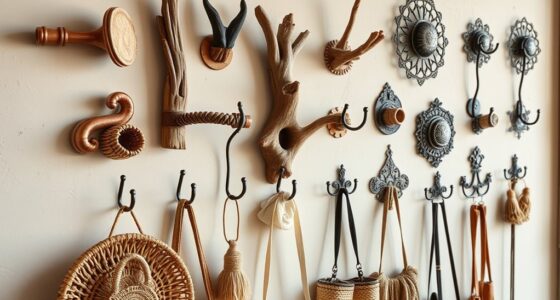 charming boho wall hooks