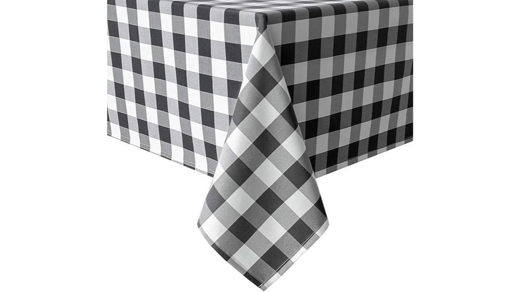 checkered tablecloth 60x120 inches