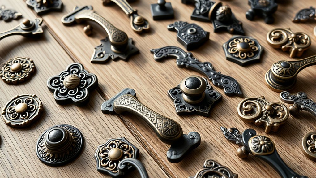 chic boho door handles