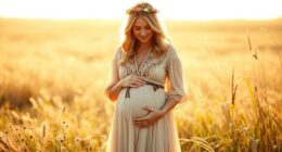 chic boho maternity fashion