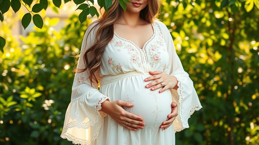 chic boho maternity tops