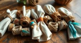 chic boho napkin accessories