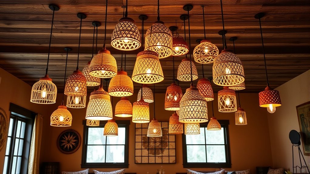 chic boho pendant lighting