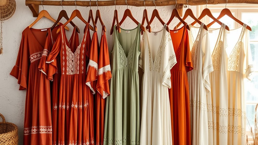 chic boho sleeve dresses