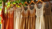 chic boho square neck dresses