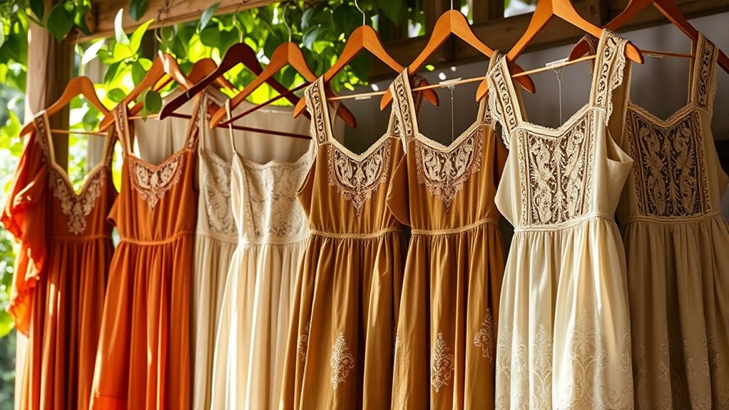 chic boho square neck dresses