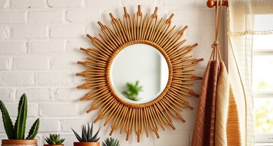 chic boho wall mirrors