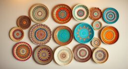 chic boho wall plates