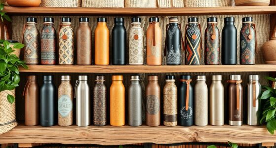chic boho water bottles