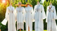 chic white boho dresses