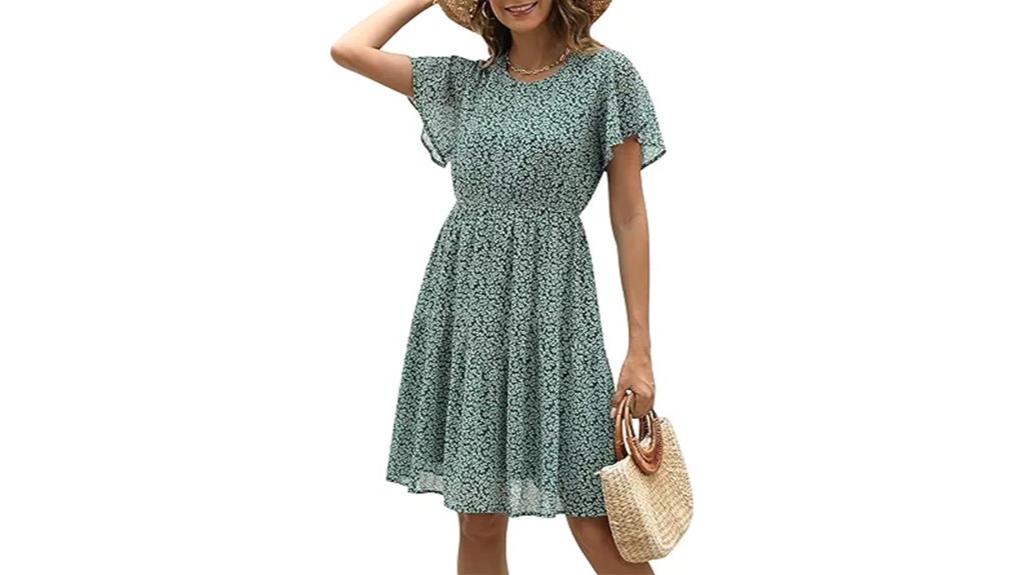 chiffon floral dress