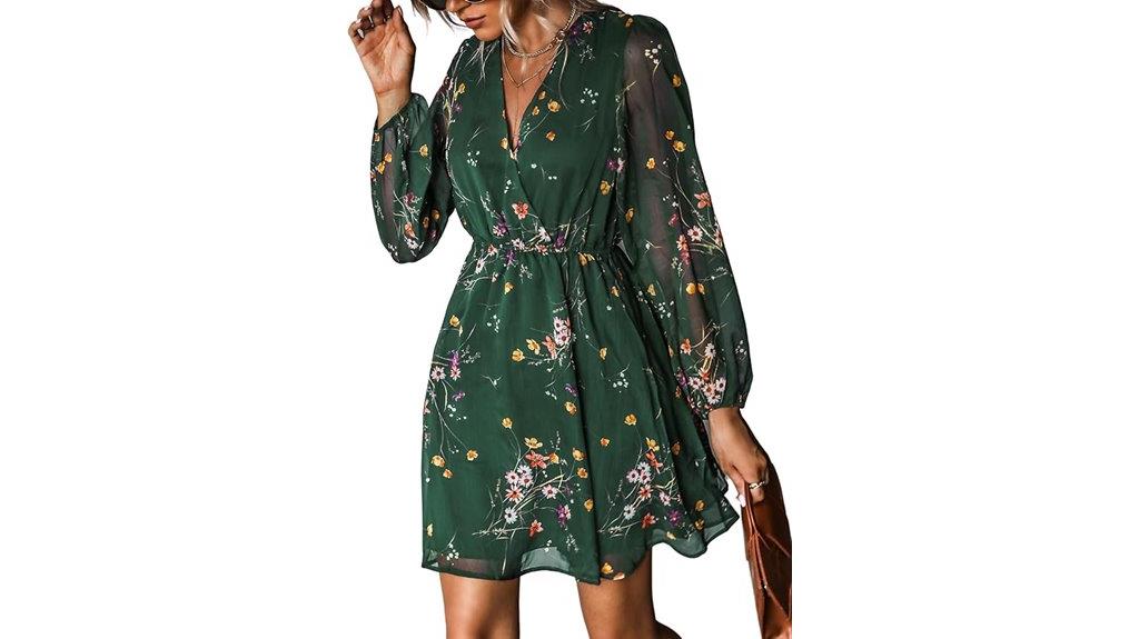 chiffon spring peasant dress