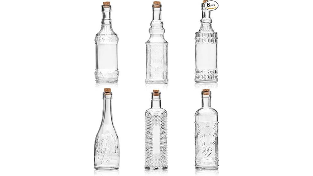 clear glass bottles 16oz