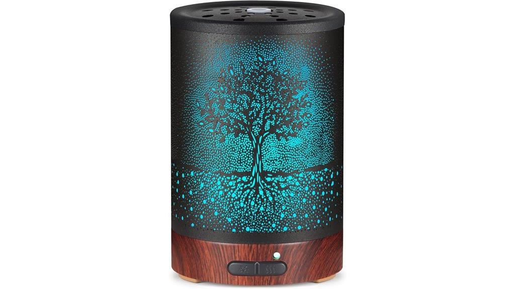 color changing diffuser with auto off