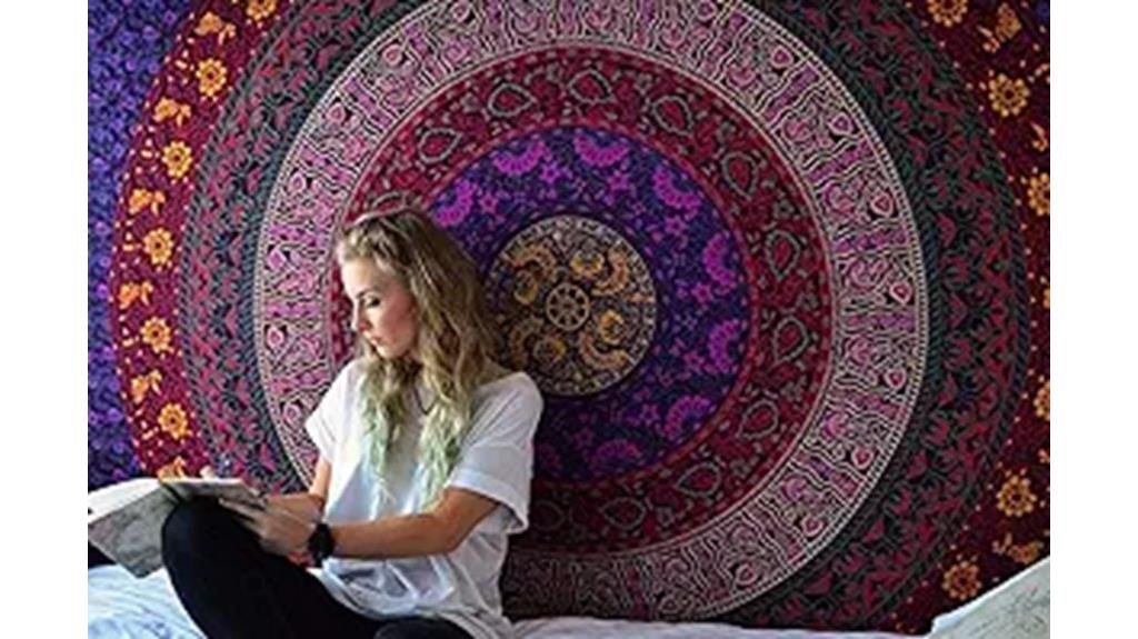 colorful hippie tapestry 50x60