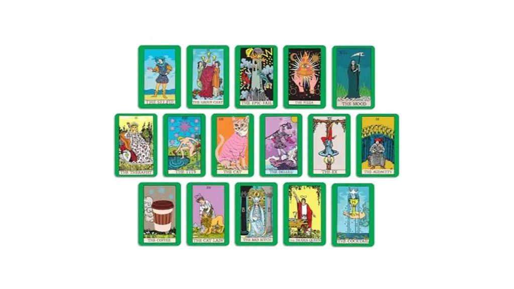 colorful tarot inspired oracle deck