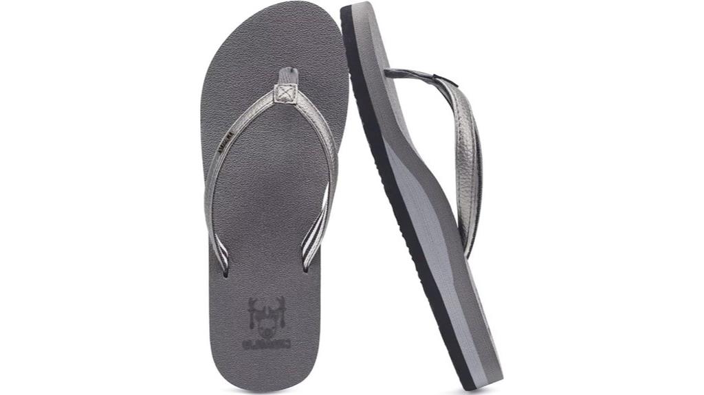 comfortable arch support flip flops