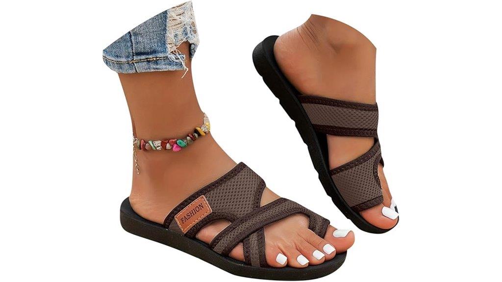 comfortable breathable dressy sandals