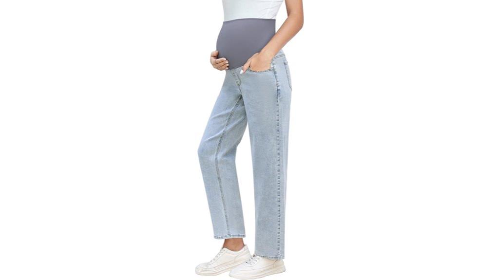 comfortable maternity denim jeans