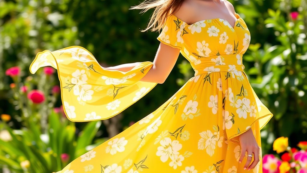 comfortable stylish floral dress