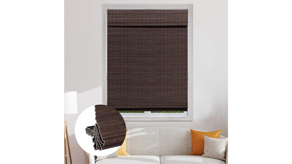 cordless bamboo blackout shades