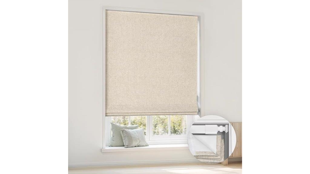 cordless roman window shades