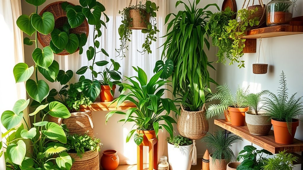 create vibrant layered arrangements