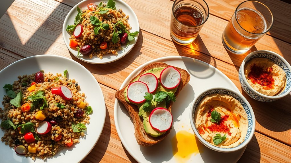 creative fusion food presentation