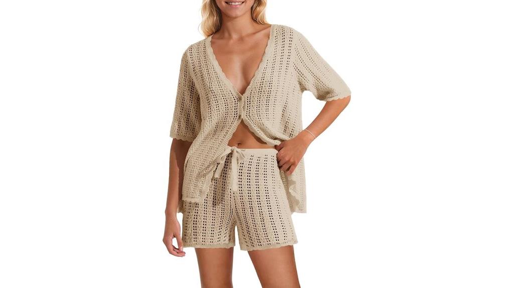 crochet two piece cover up